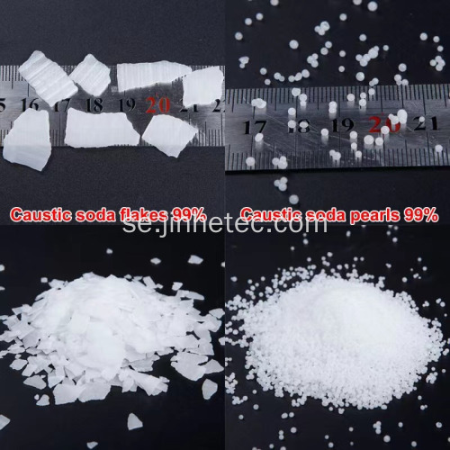 Kaustisk soda solid 99% NaOH för oljefält petrokemiskt